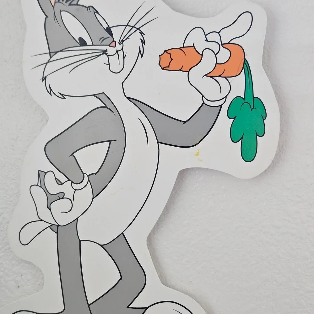 Vintage‎ 1996 Wincraft Looney Tunes Warner Bros Bugs Bunny vinyl wall decal